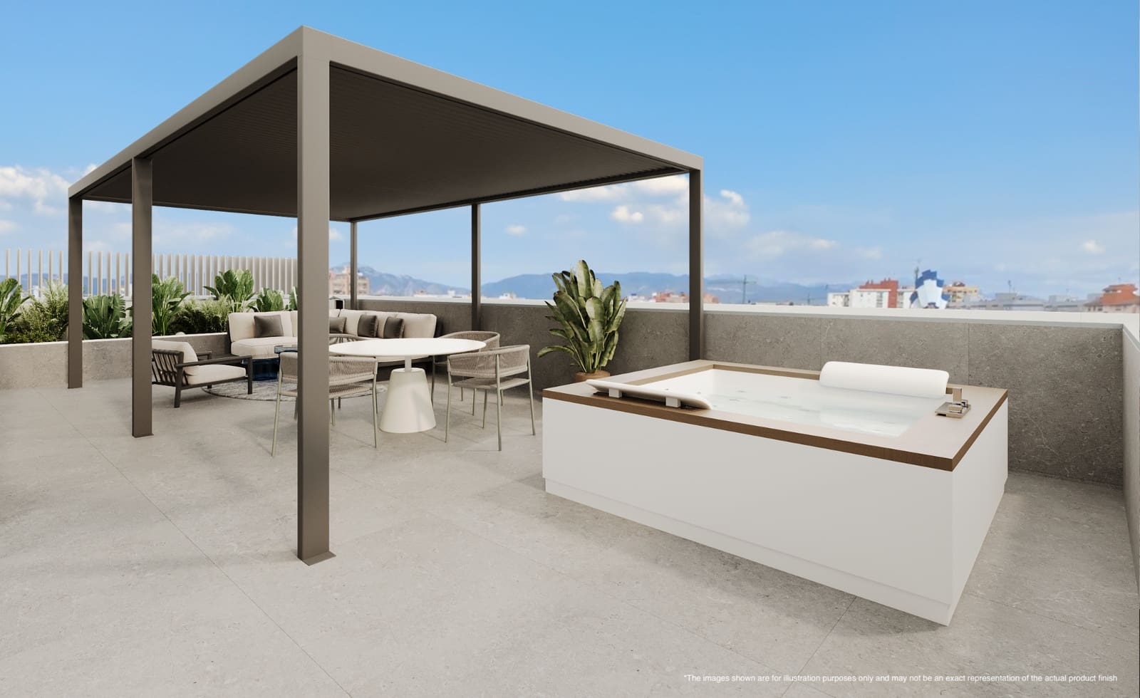 2 makuuhuone Kattohuoneisto myytävänä paikassa Palma de Mallorca mukana uima-altaan - 1 340 000 € (Ref: 9565927)