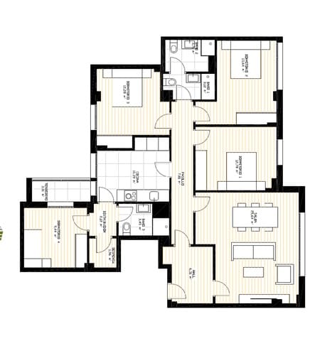 4 chambre Appartement à vendre à Pampelune avec garage - 459 000 € (Ref: 10101895)
