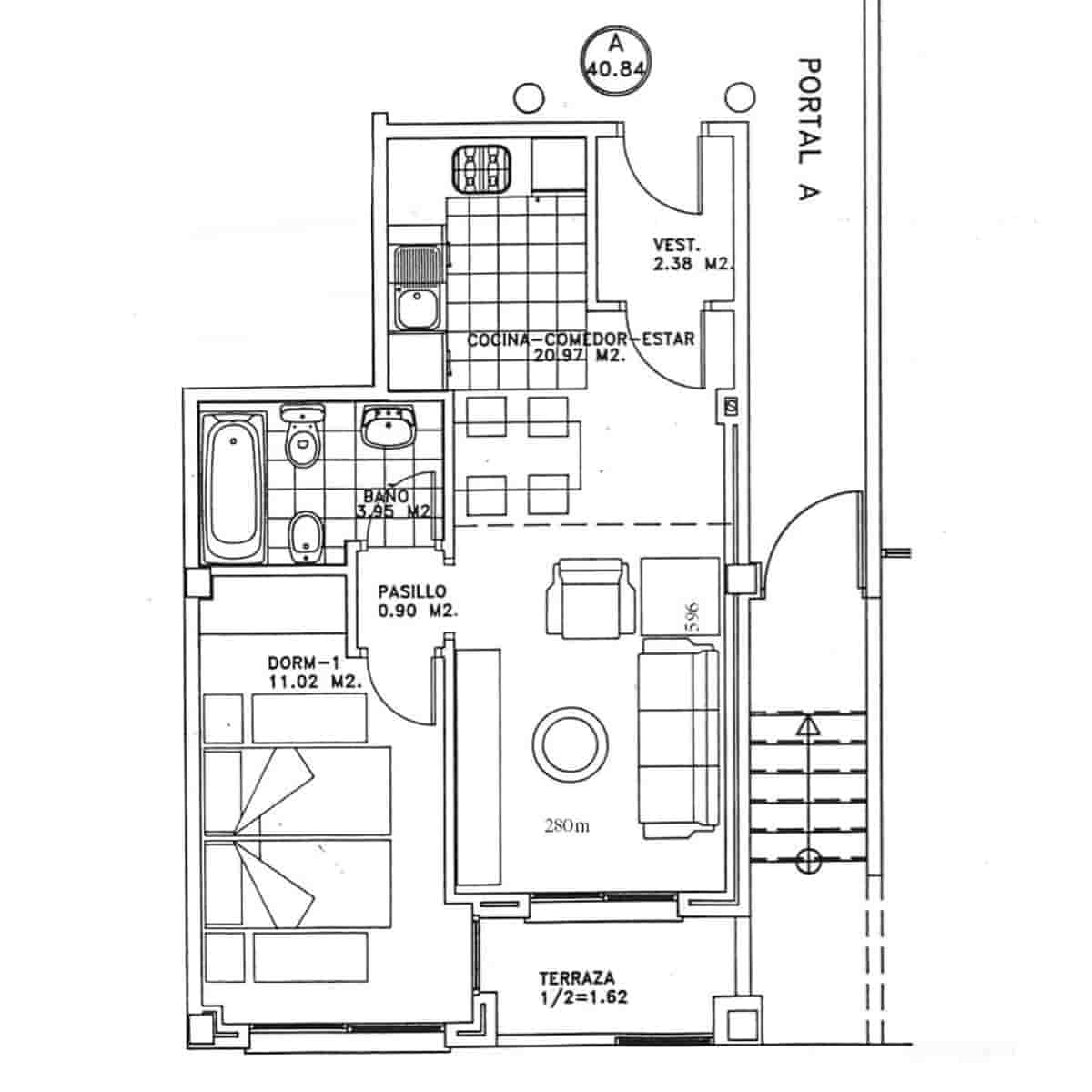 1 soveværelse Lejlighed til salg i Ansoain med swimmingpool garage - € 215.000 (Ref: 10148411)