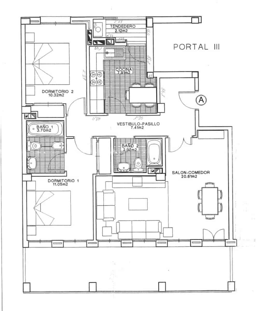 2 slaapkamer Flat te koop in Pamplona met garage - € 259.900 (Ref: 10174463)