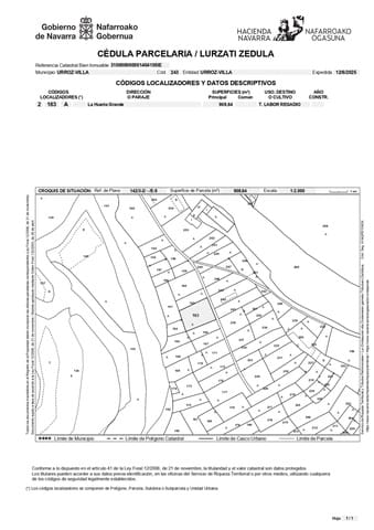 Byggegrund til salg i Urroz-Villa - € 25.000 (Ref: 9057395)