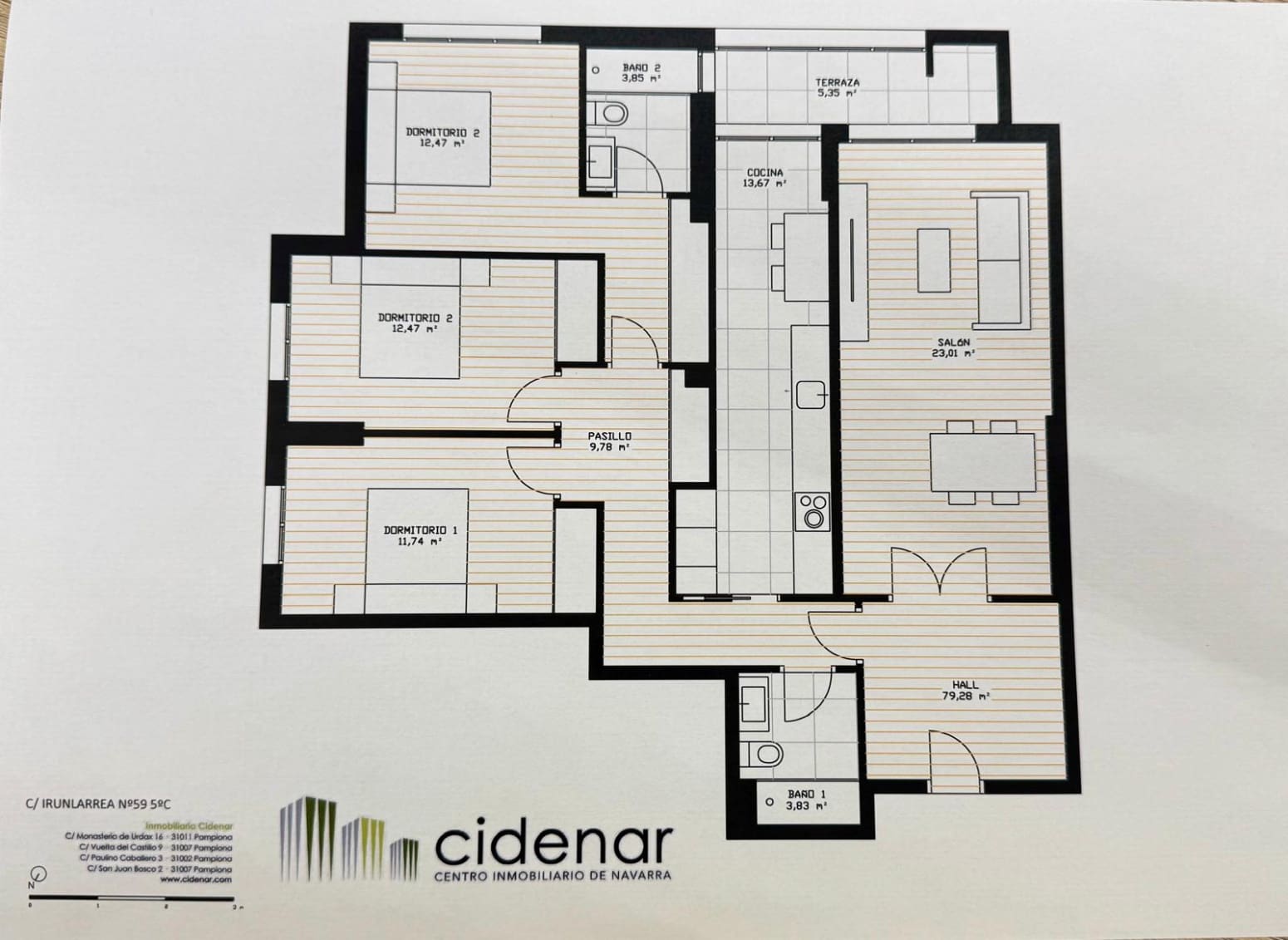 3 soverom Leilighet til salgs i Pamplona med garasje - € 367 900 (Ref: 9285027)