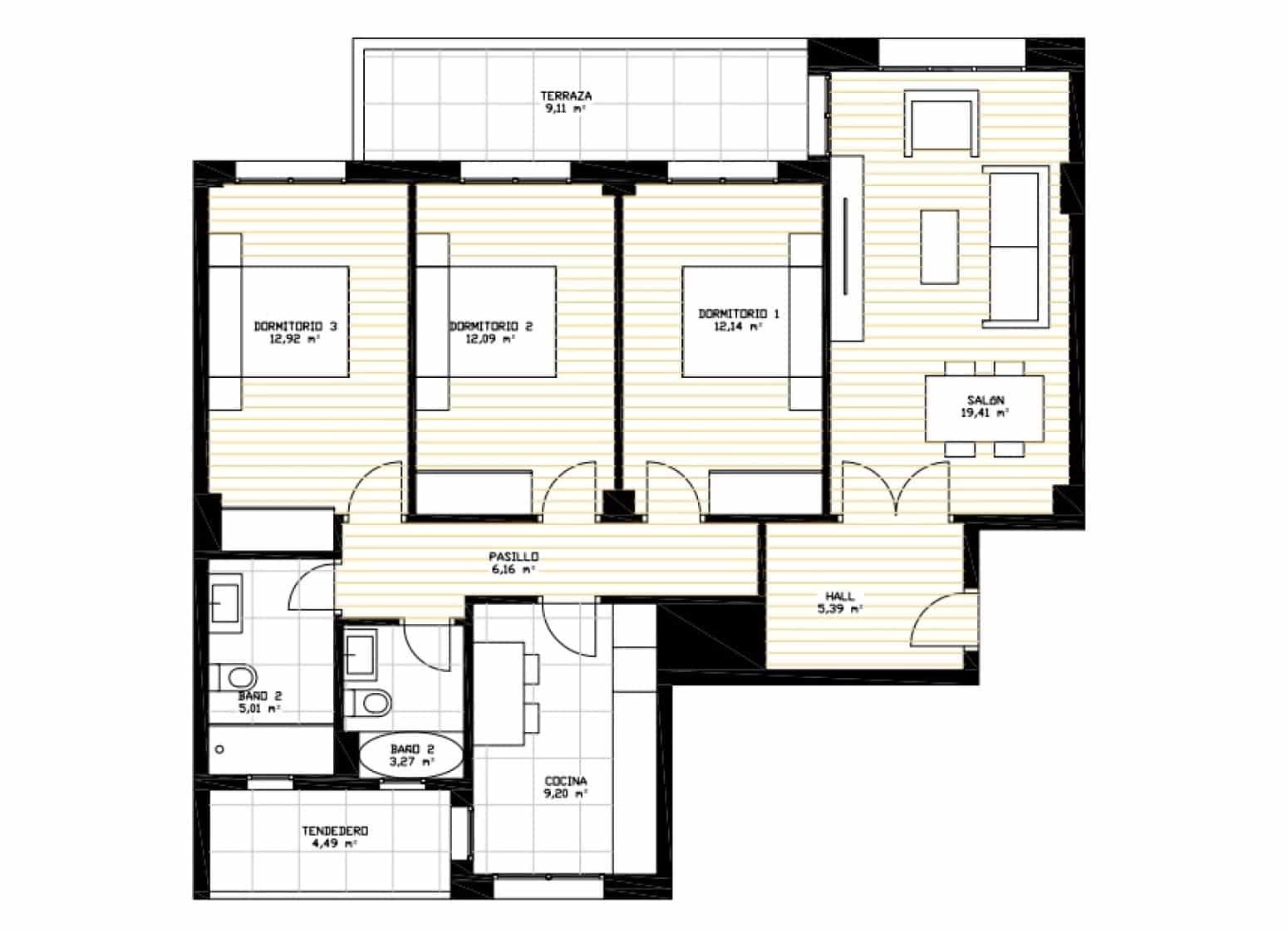 3 makuuhuone Asunto myytävänä paikassa Pamplona mukana 
autotalli - 430 000 € (Ref: 9474015)