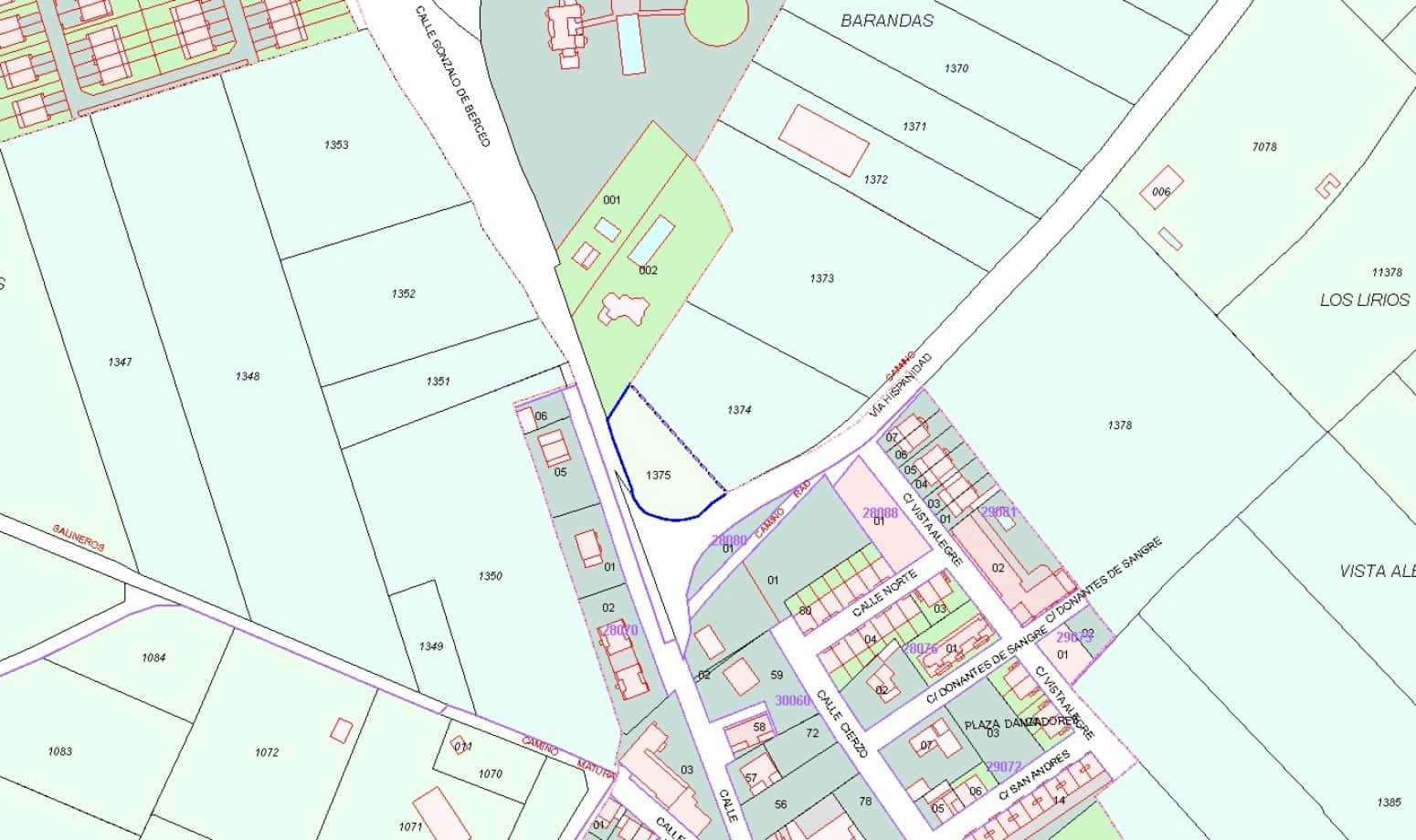 Tontti myytävänä paikassa Cuzcurrita de Rio Tiron - 178 000 € (Ref: 9508546)