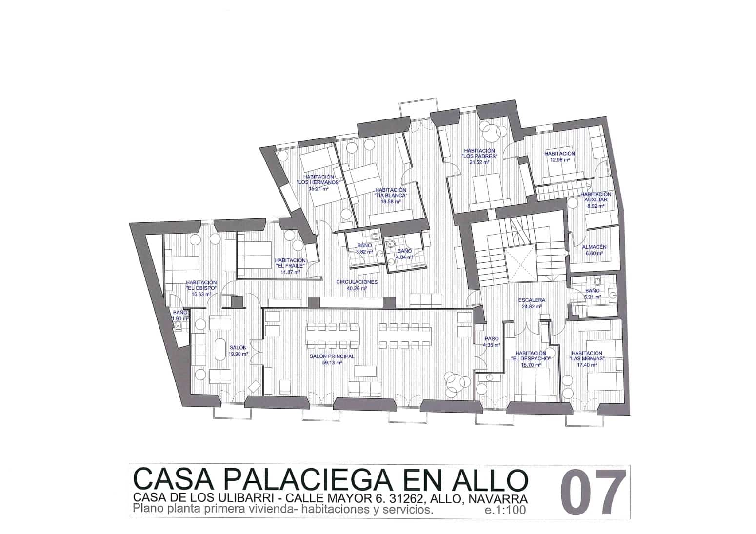 8 sovrum Villa till salu i Allo med garage - 500 000 € (Ref: 9629798)