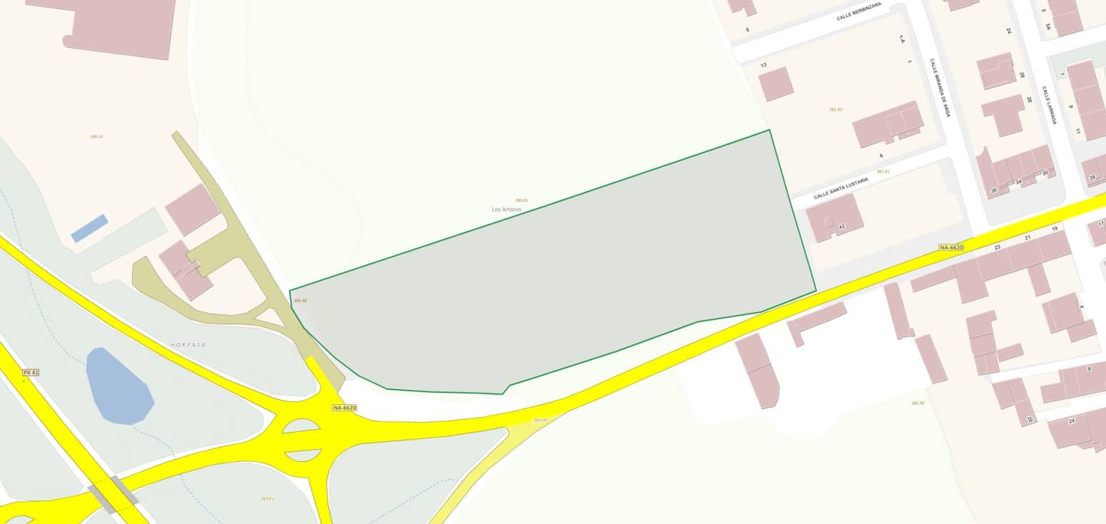 Działka budowlana na sprzedaż w Olite - 57 000 € (Ref: 9655785)