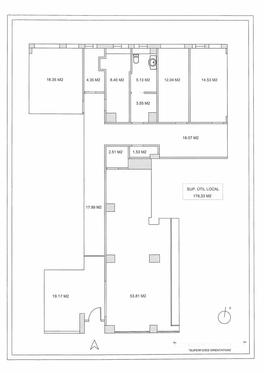 Kommersiell att hyra i Baranain - 1 400 € (Ref: 9686209)