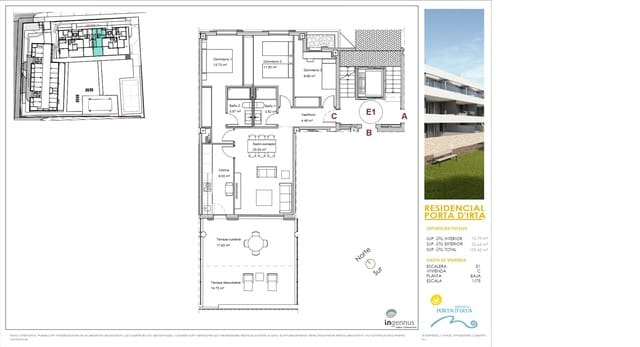 3 sovrum Strandlägenhet till salu i Alcossebre, Alcalá de Xivert med pool garage - 319 500 € (Ref: 8738537)