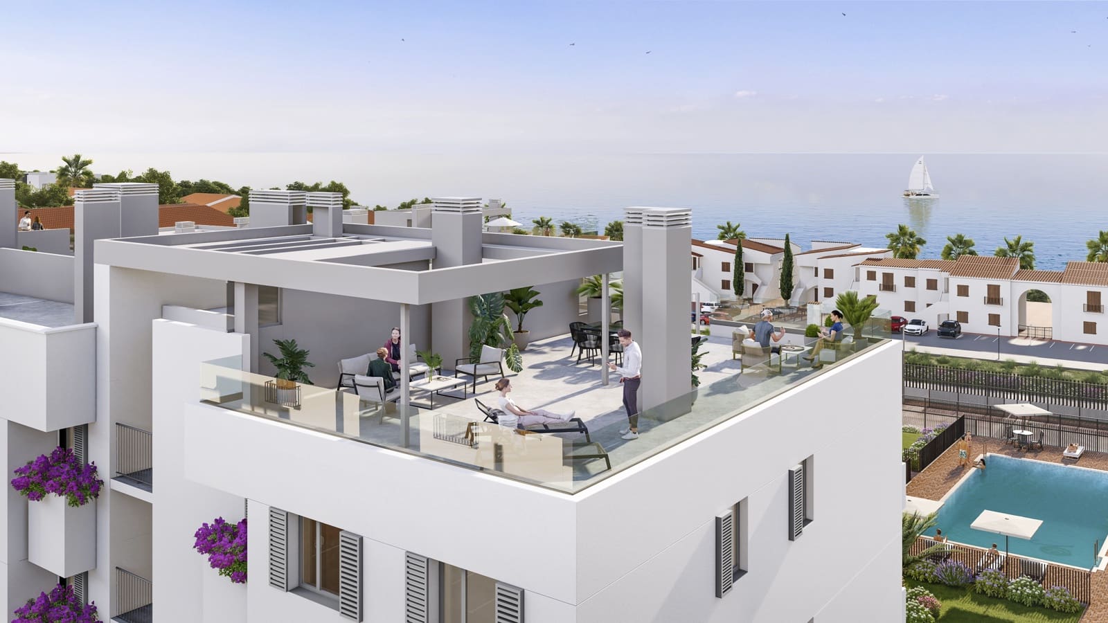 2 sovrum Strandlägenhet till salu i Alcossebre med pool garage - 308 400 € (Ref: 8738564)