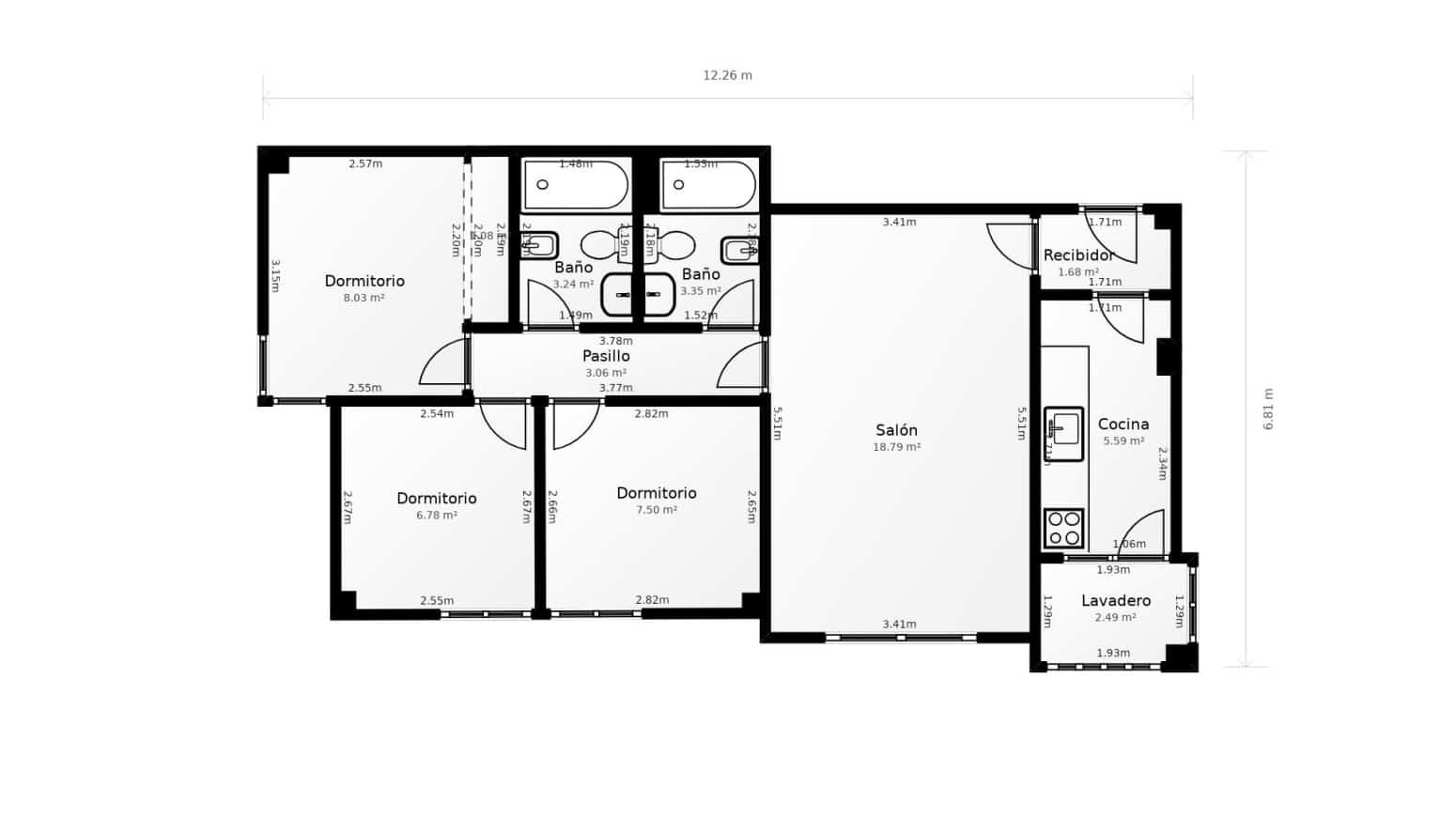 3 sypialnia Mieszkanie na sprzedaż w Torremolinos - 319 000 € (Ref: 10016613)