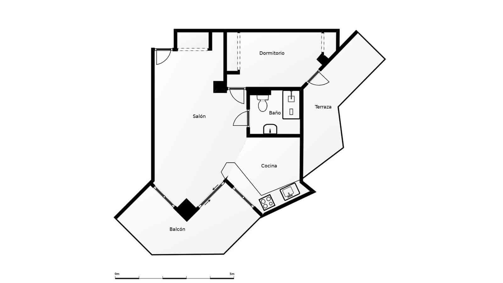 1 soverom Leilighet til salgs i Torremolinos med svømmebasseng - € 336 000 (Ref: 8838646)