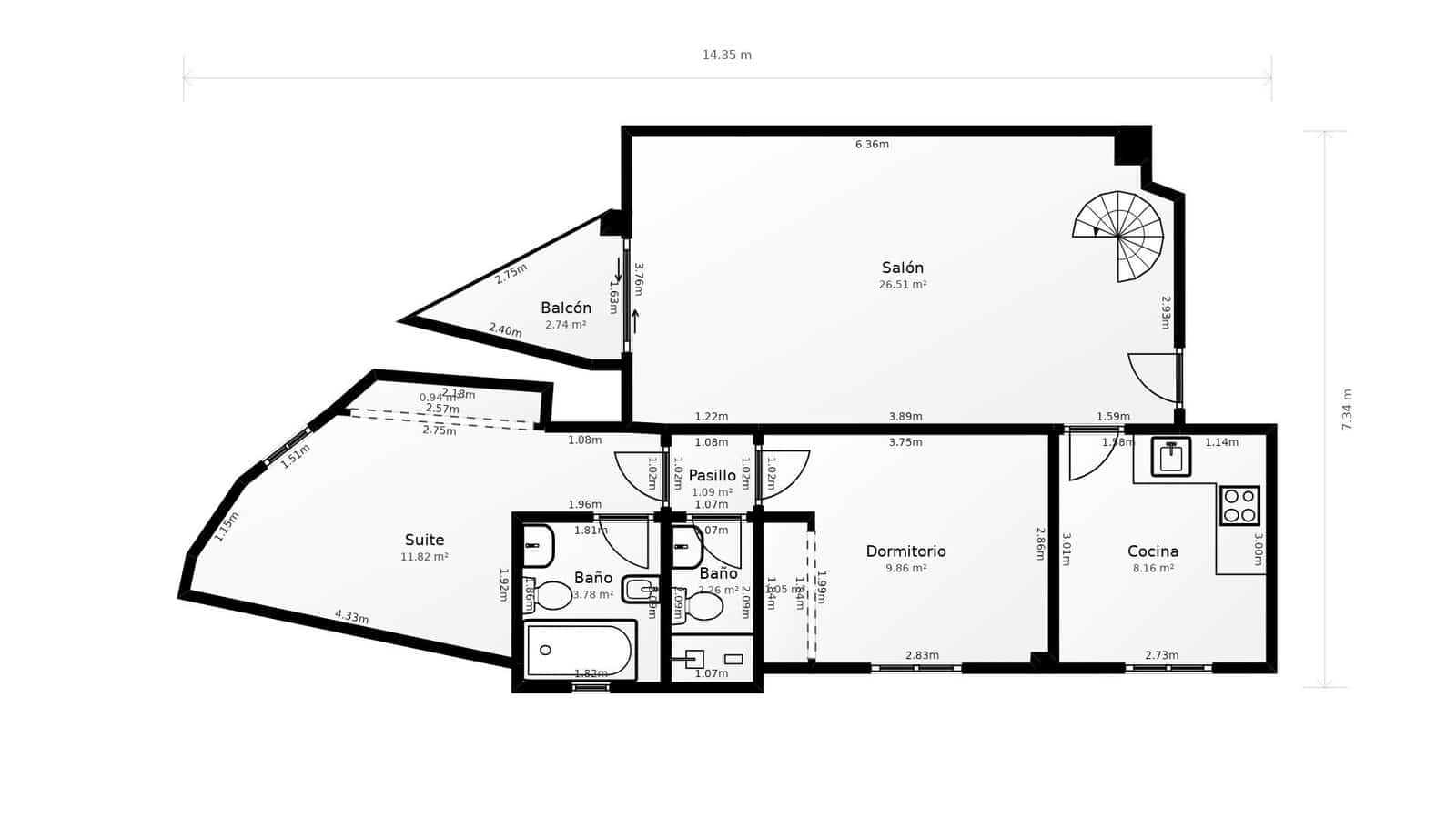 3 soveværelse Penthouse til salg i Torremolinos - € 660.000 (Ref: 9217581)
