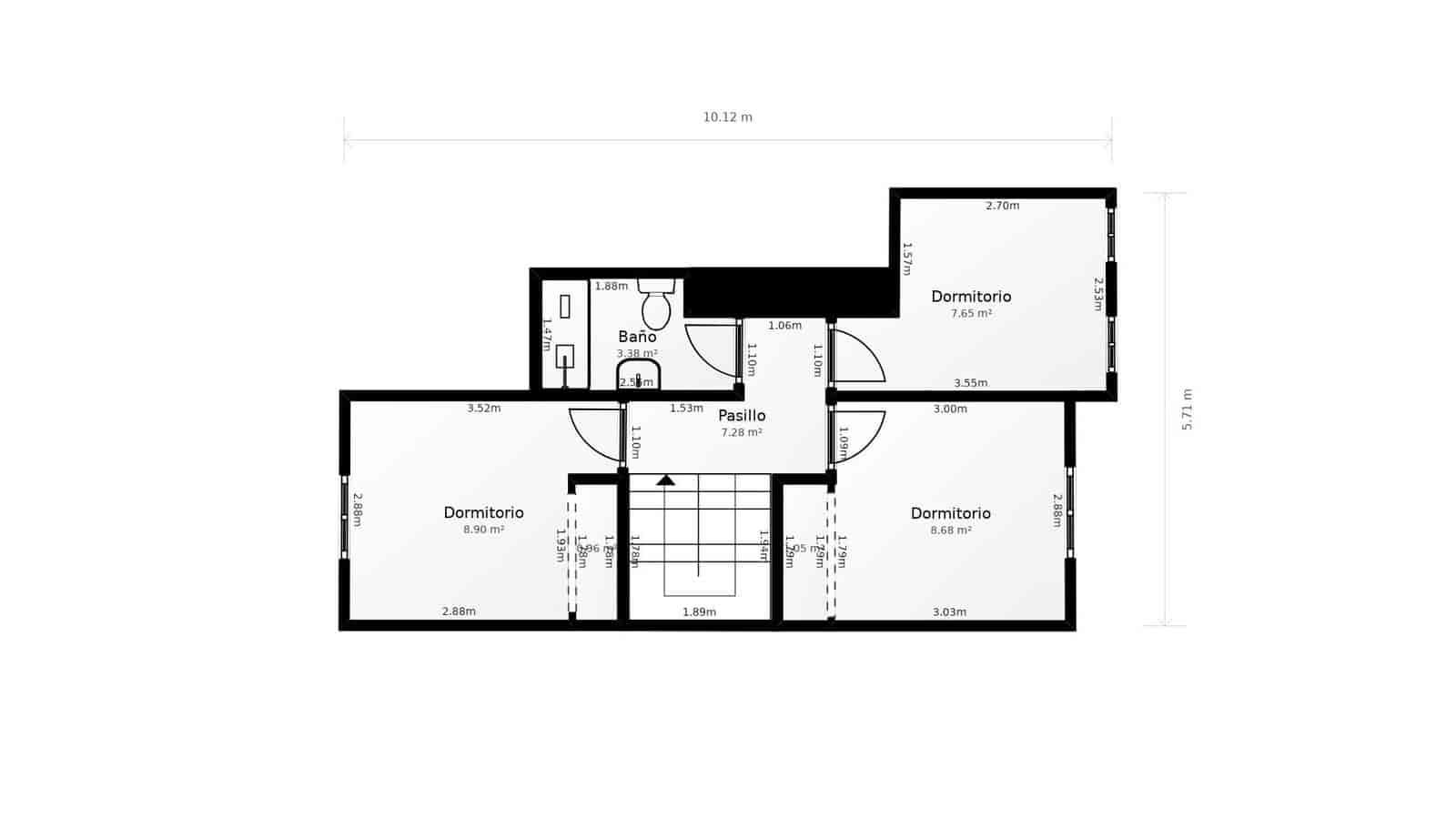 3 makuuhuone Rivitalo myytävänä paikassa Torremolinos mukana uima-altaan 
autotalli - 375 000 € (Ref: 9411153)