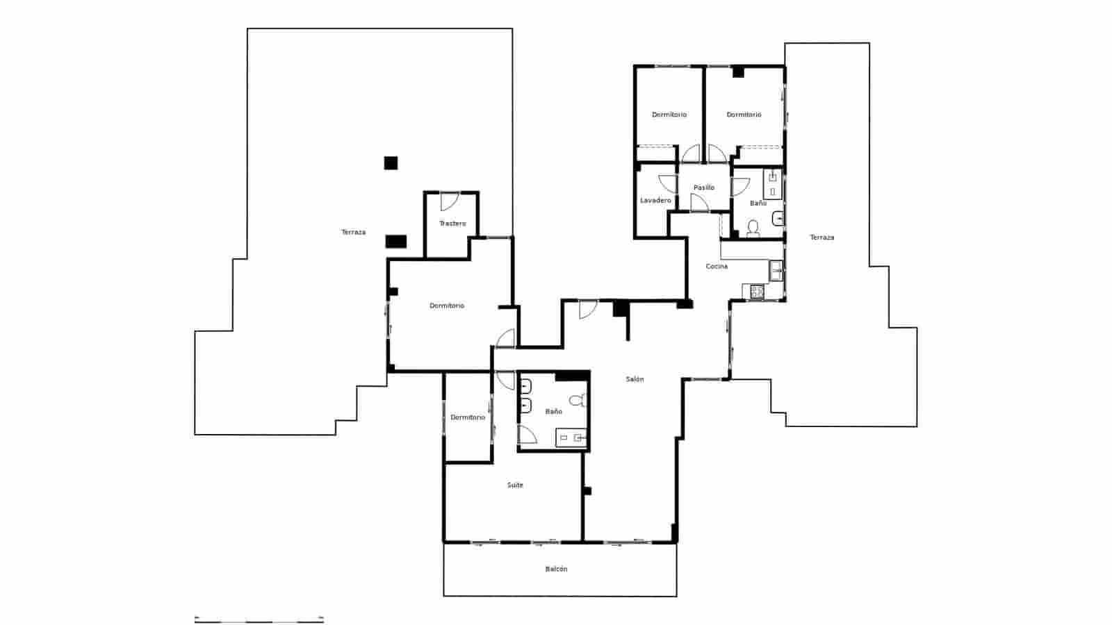 4 sypialnia Penthouse na sprzedaż w Miasto Malaga - 737 000 € (Ref: 9541553)