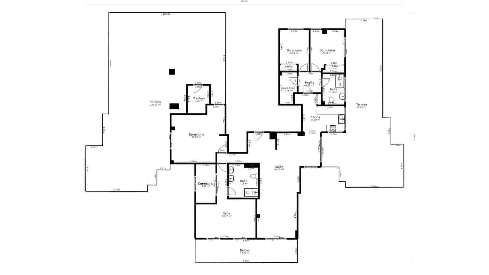 4 sypialnia Penthouse na sprzedaż w Miasto Malaga - 737 000 € (Ref: 9541553)