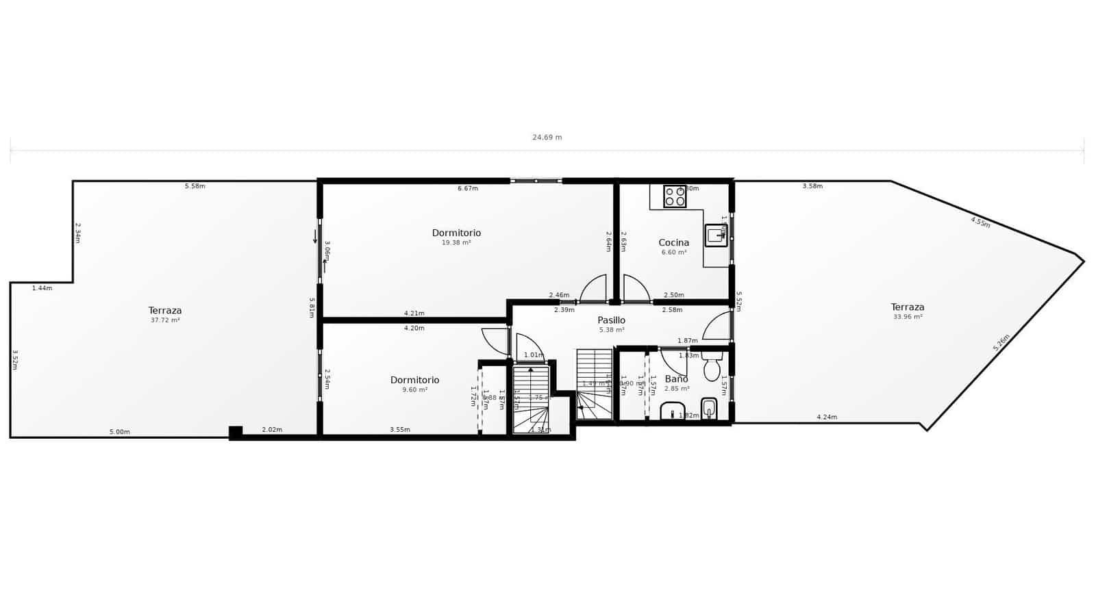 3 Zimmer Reihenhaus zu verkaufen in Torremuelle mit Pool Garage - 449.000 € (Ref: 9683536)
