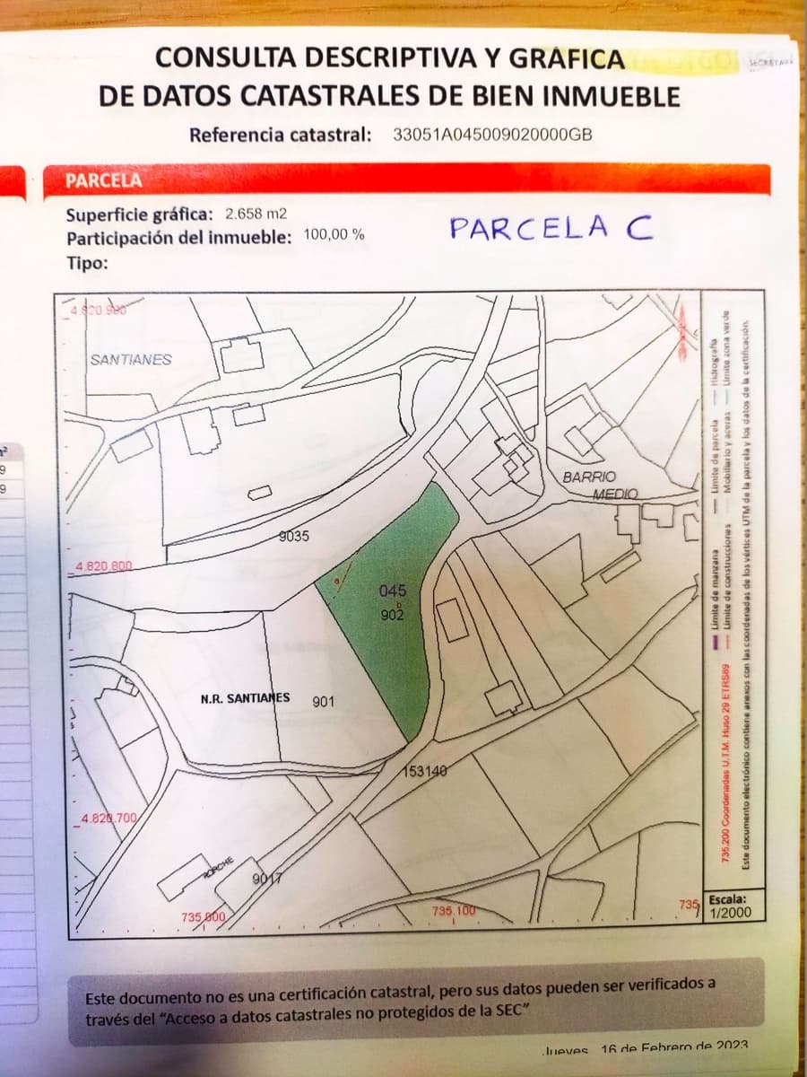 Ubebygd land til salgs i Pravia - € 53 340 (Ref: 7410774)