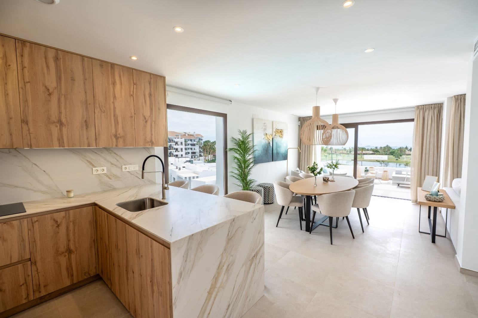 2 soverom Penthouse til salgs i Los Alcazares med svømmebasseng garasje - € 535 000 (Ref: 10060212)