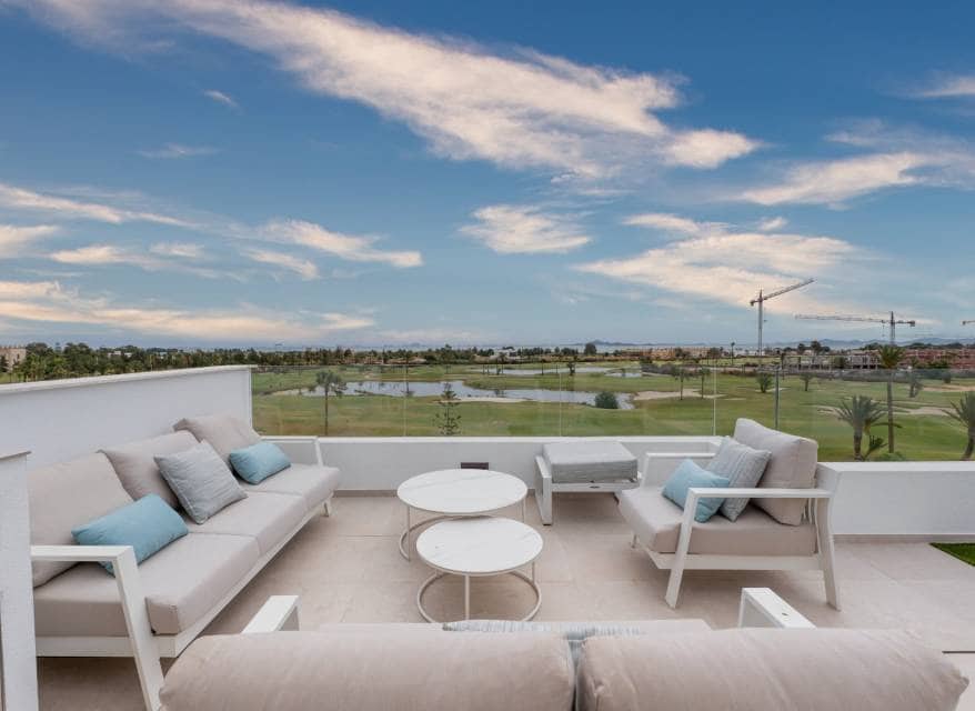 2 sypialnia Penthouse na sprzedaż w Los Alcazares z basenem garażem - 499 000 € (Ref: 10116084)