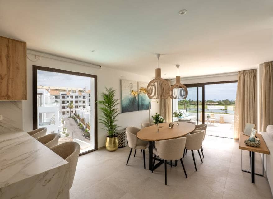 2 sypialnia Penthouse na sprzedaż w Los Alcazares z basenem garażem - 499 000 € (Ref: 10116084)