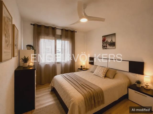 2 quarto Apartamento para arrendar em Cabanyal-Canyamelar, Valência cidade - 1 550 € (Ref: 10007490)