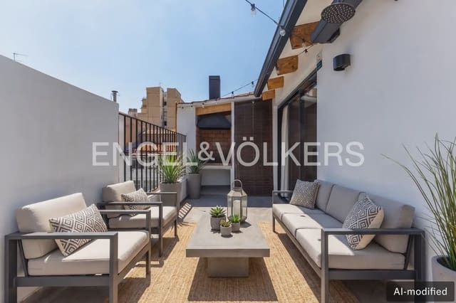 1 slaapkamer Flat te huur in La Roqueta, Valencia stad - € 1.500 (Ref: 10016329)
