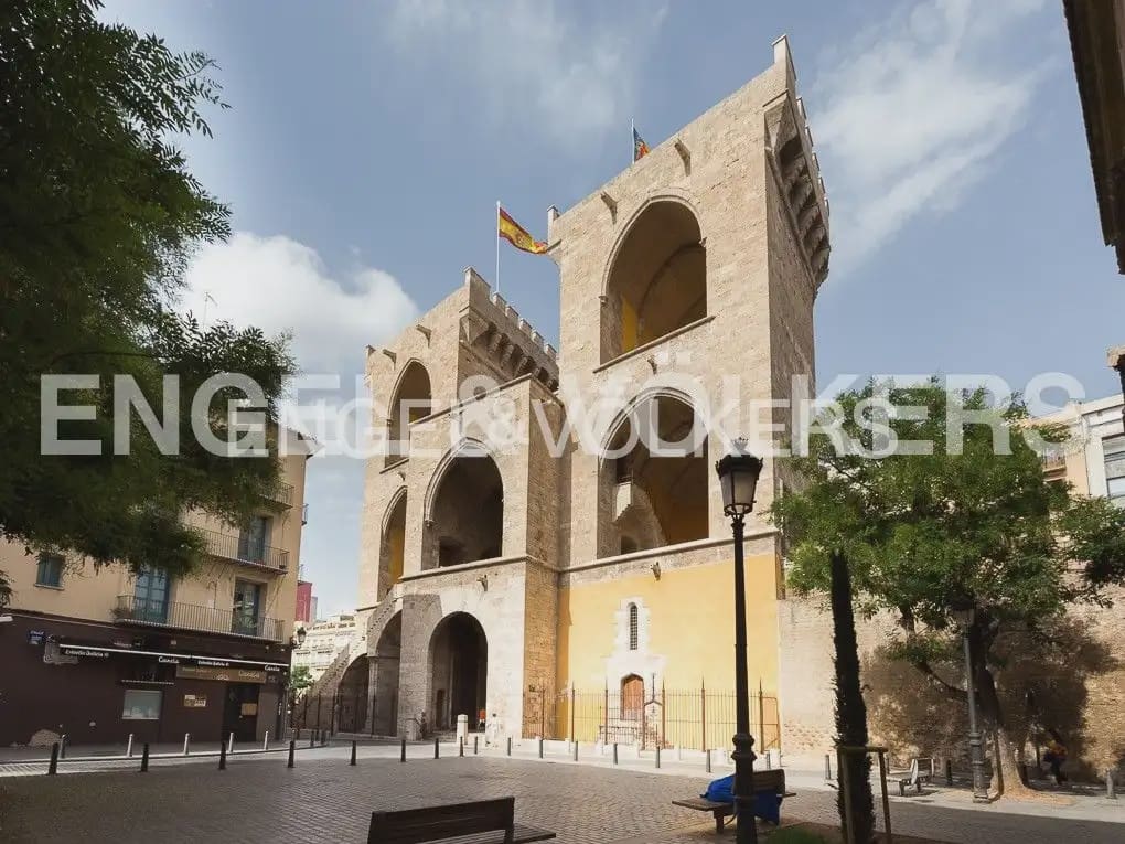 2 Zimmer Wohnung zu vermieten in Valencia Stadt mit Pool Garage - 1.800 € (Ref: 10016807)