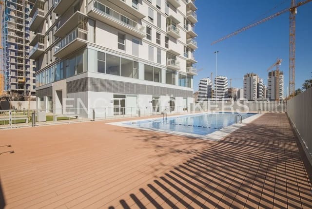 2 soveværelse Lejlighed til leje i Ciutat de les Arts i de les Ciencies, Valencia by med swimmingpool garage - € 2.000 (Ref: 10031062)