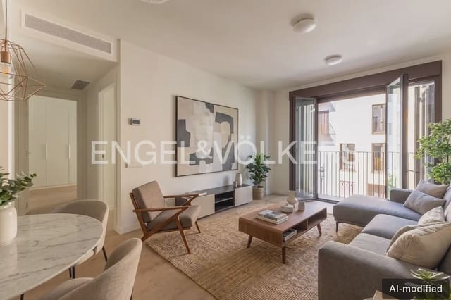2 bedroom Flat for rent in El Botanic, Valencia city with pool garage - € 1,900 (Ref: 10034198)