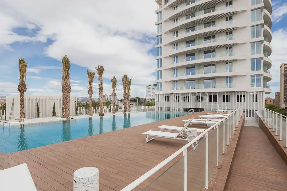 2 soveværelse Lejlighed til leje i Valencia by med swimmingpool garage - € 2.500 (Ref: 10034262)