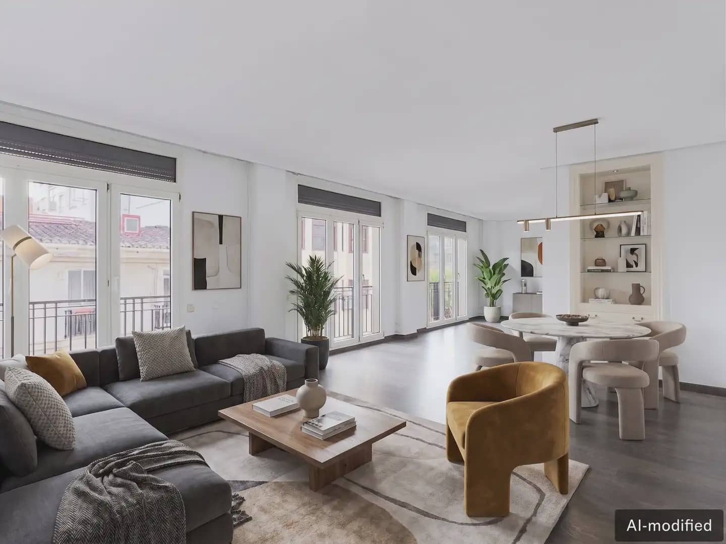 3 slaapkamer Flat te huur in Valencia stad met garage - € 2.800 (Ref: 10035675)