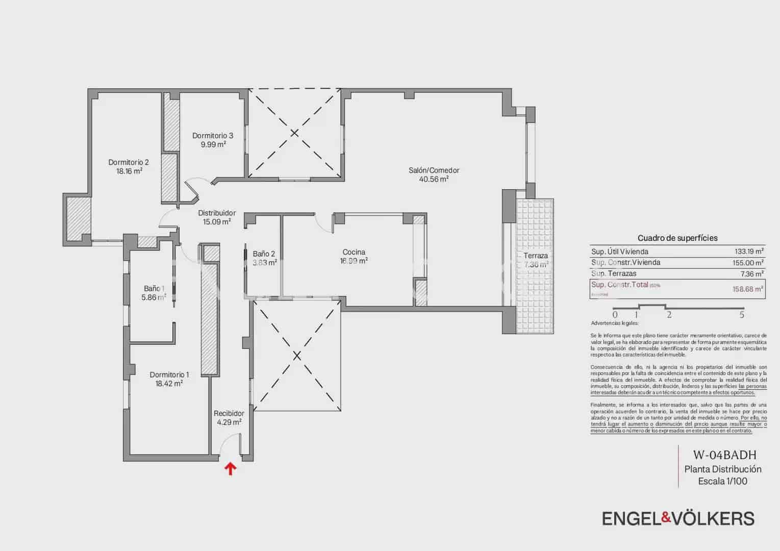 3 sovrum Lägenhet till salu i Valencia stad - 760 000 € (Ref: 10045678)