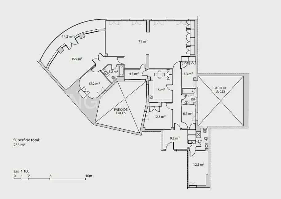 4 quarto Apartamento para venda em Valencia cidade com garagem - 750 000 € (Ref: 10046247)