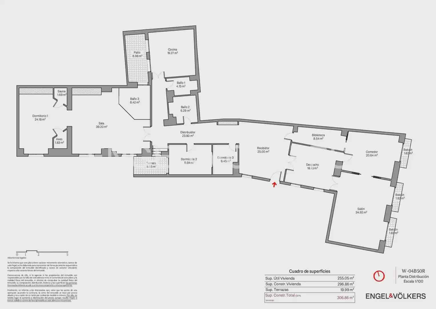3 slaapkamer Flat te koop in Valencia stad - € 1.850.000 (Ref: 10057836)