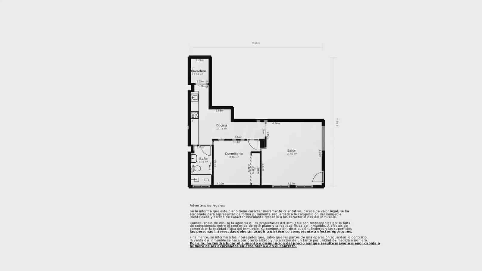 1 soverom Leilighet til salgs i Gandia med svømmebasseng garasje - € 220 000 (Ref: 10078820)