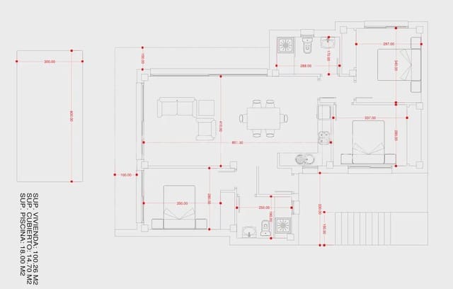 Chalet de 3 habitaciones en Pedreguer en venta con piscina garaje - 549.000 € (Ref: 10086438)