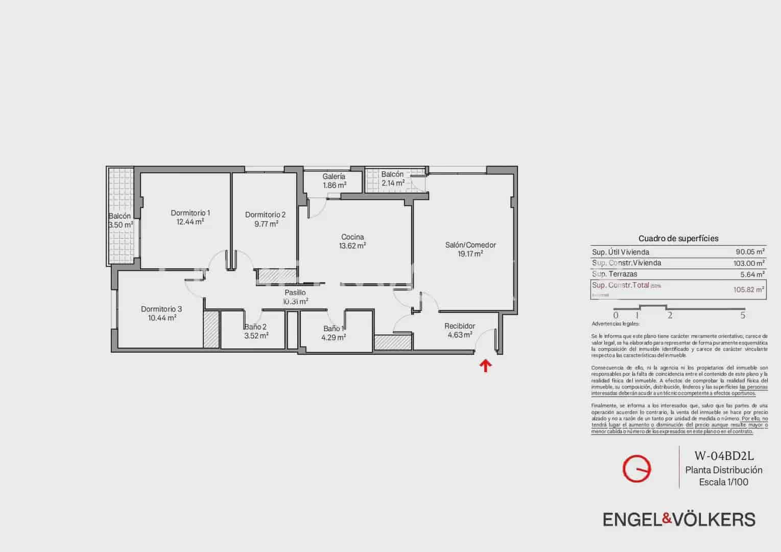 3 Zimmer Wohnung zu verkaufen in Valencia Stadt - 345.000 € (Ref: 10086646)