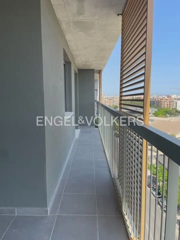 Ático de 2 habitaciones en Safranar, València ciudad en alquiler con piscina garaje - 2.200 € (Ref: 10088586)