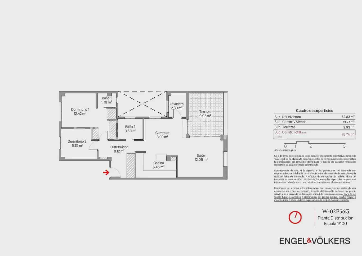 2 sovrum Takvåning till salu i Valencia stad - 495 000 € (Ref: 10088587)