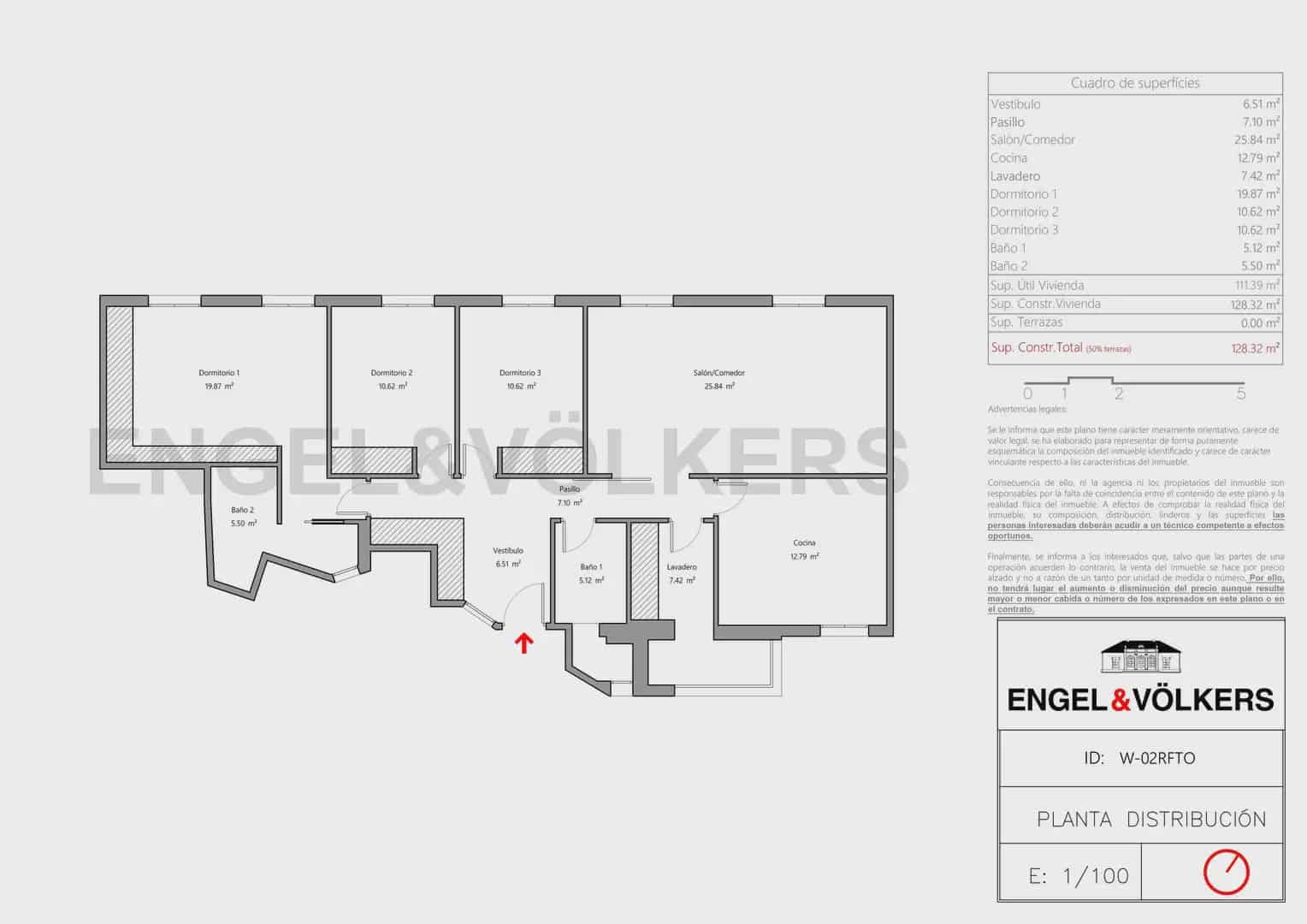 3 quarto Apartamento para arrendar em Valencia cidade - 3 200 € (Ref: 10093910)