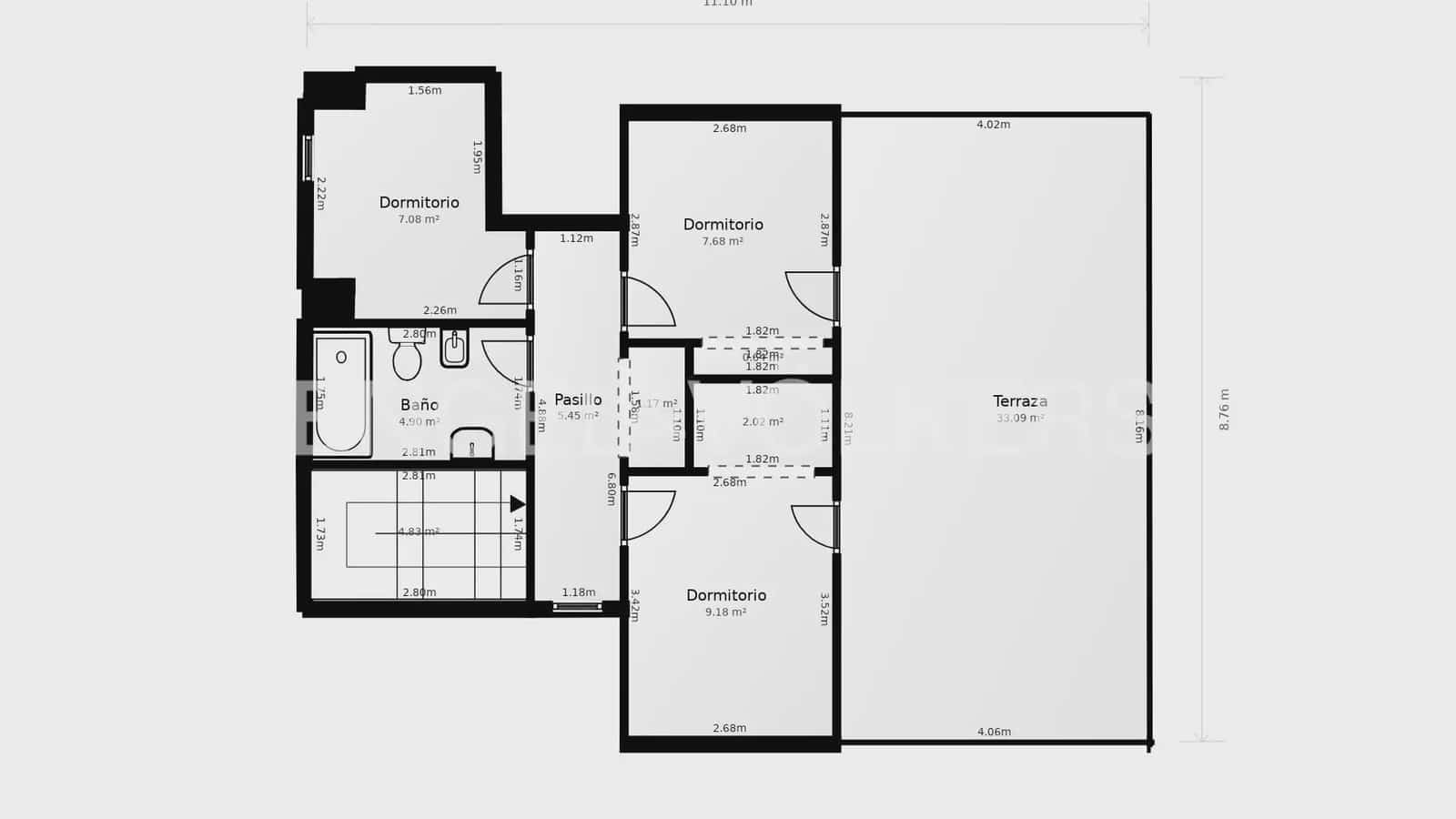 4 chambre Penthouse à vendre à Godella avec piscine garage - 609 943 € (Ref: 10095367)