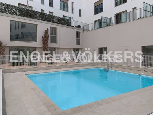 1 soveværelse Lejlighed til leje i La Roqueta, Valencia by med swimmingpool - € 1.550 (Ref: 10099449)