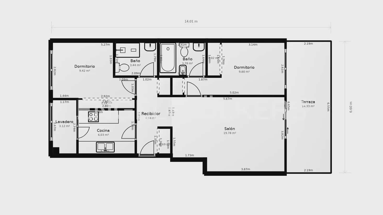 2 bedroom Flat for sale in La Pobla de Farnals with pool garage - € 360,000 (Ref: 10106612)