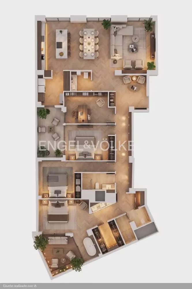 Piso de 4 habitaciones en València ciudad en venta con garaje - 575.000 € (Ref: 10120649)