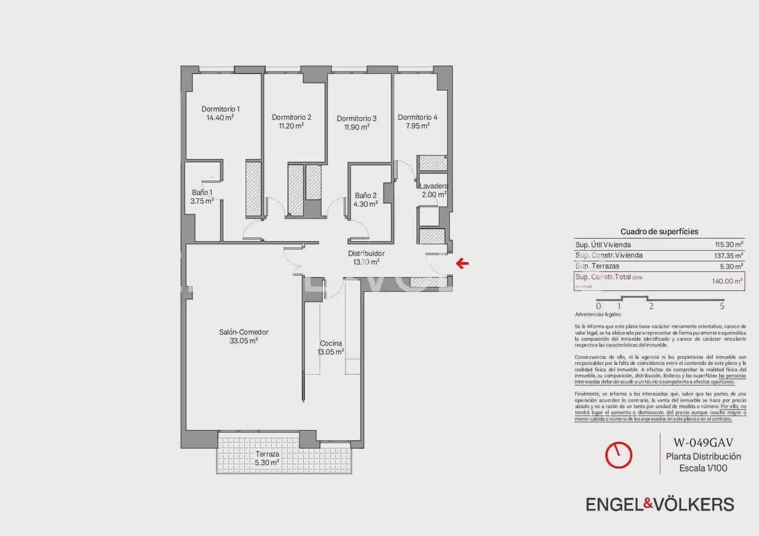 4 quarto Apartamento para venda em Valencia cidade com piscina garagem - 1 200 000 € (Ref: 10124724)