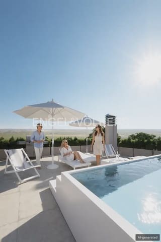 2 chambre Penthouse à vendre à Godella avec piscine garage - 385 000 € (Ref: 10130698)