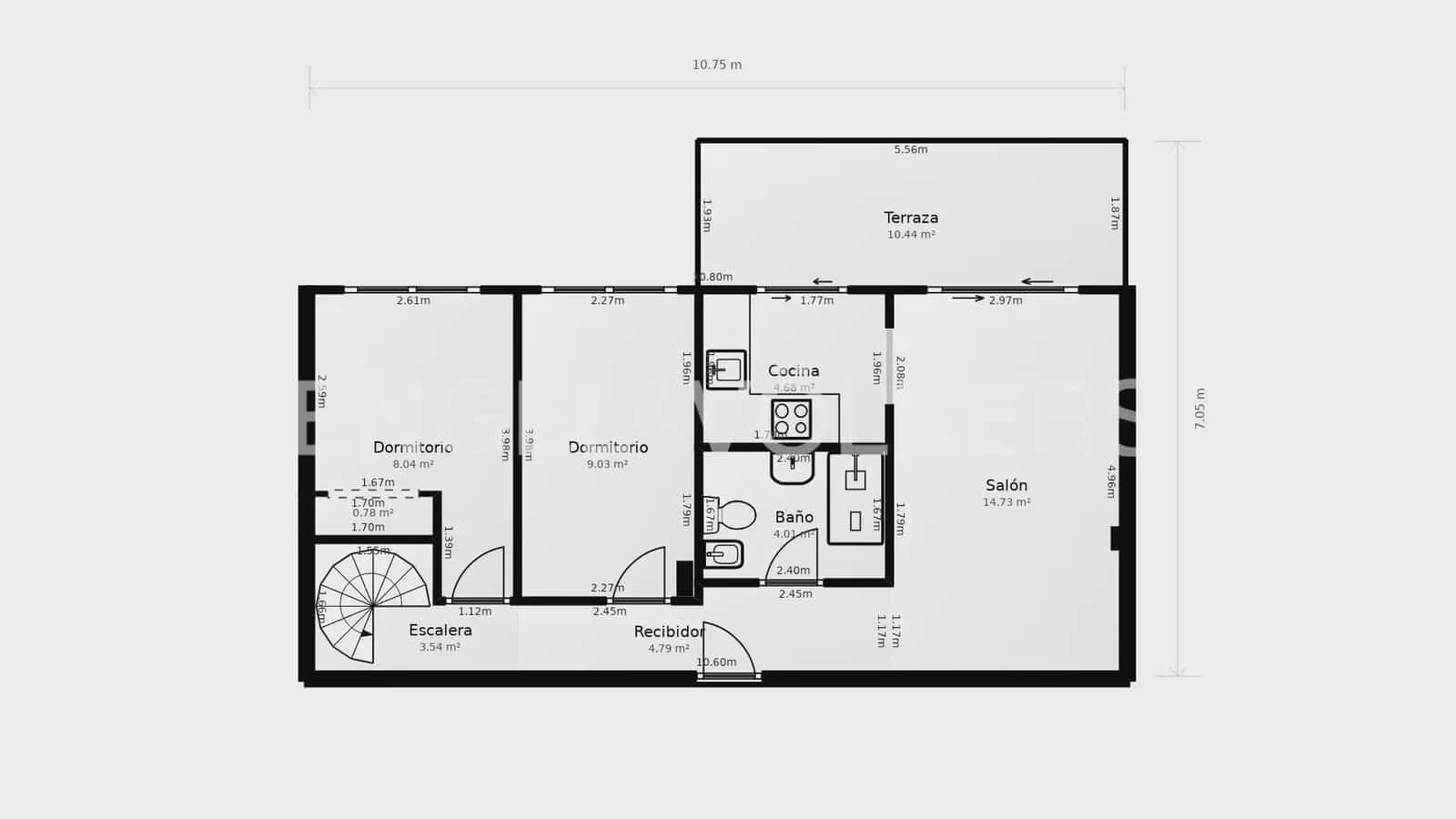 3 soverom Penthouse til salgs i Vinaros med svømmebasseng garasje - € 231 000 (Ref: 10133610)