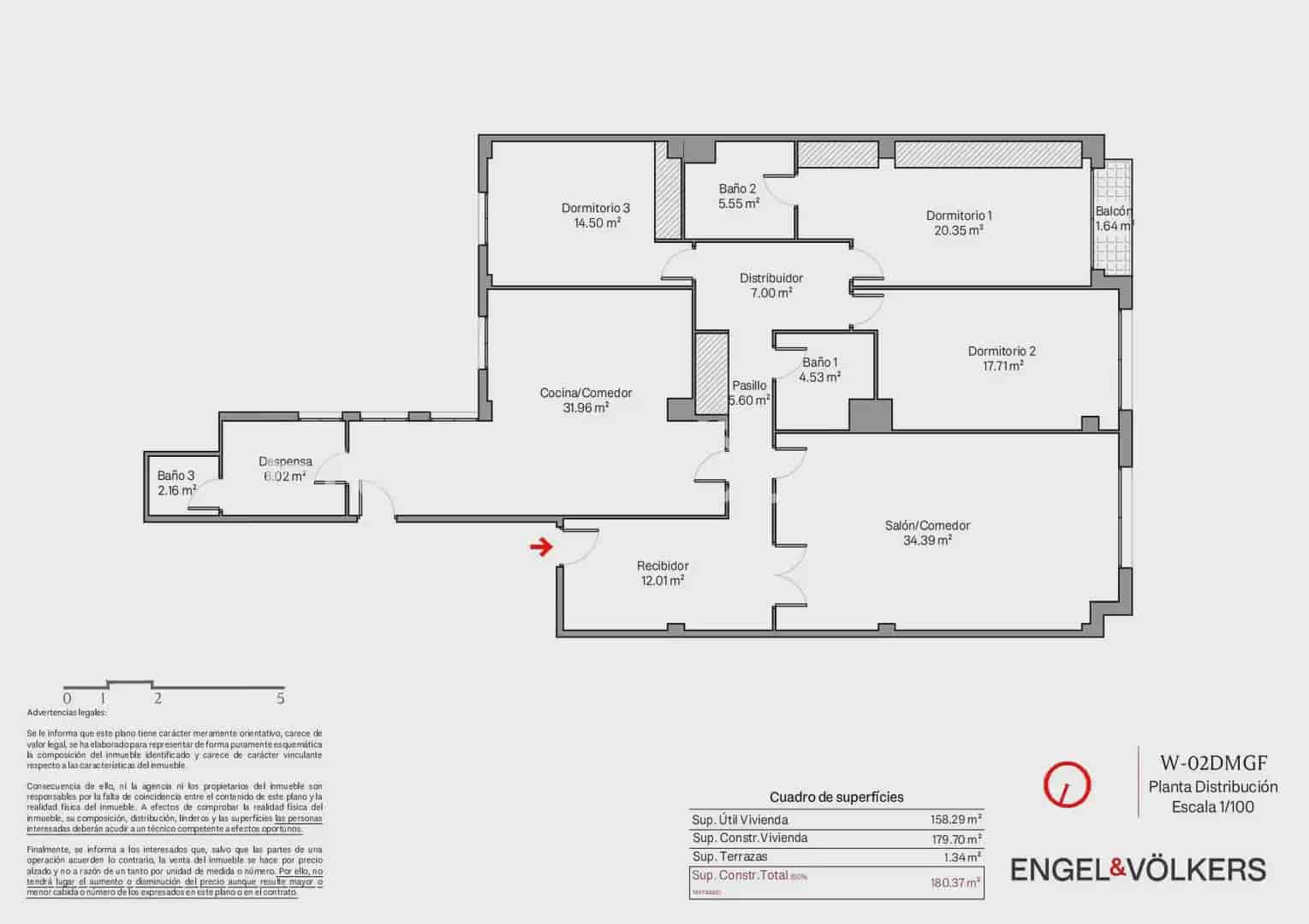 4 sovrum Lägenhet till salu i Valencia stad med garage - 1 200 000 € (Ref: 10140482)
