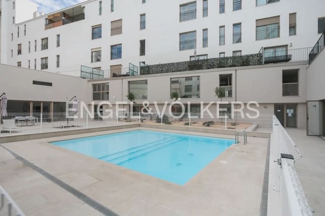 Piso de 2 habitaciones en La Roqueta, València ciudad en alquiler con piscina garaje - 1.850 € (Ref: 10140486)