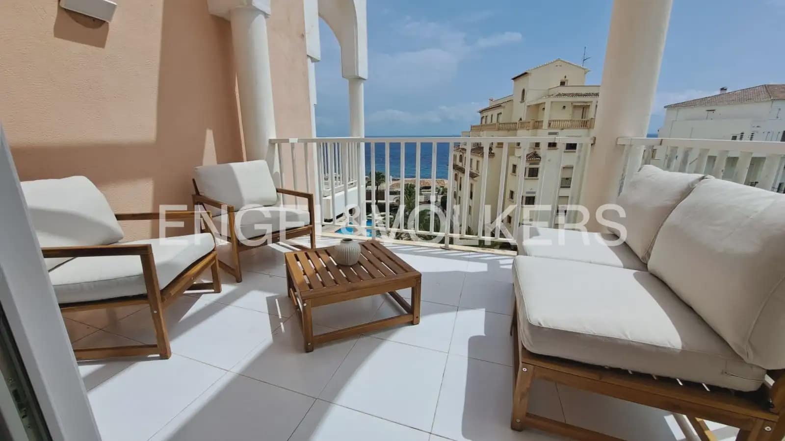 2 quarto Penthouse para arrendar em Javea / Xabia com piscina garagem - 1 500 € (Ref: 10145254)